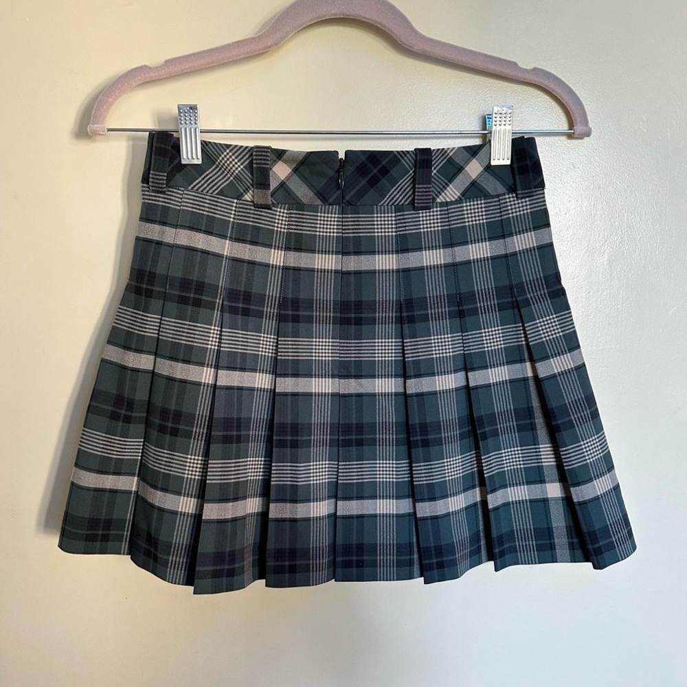 Aritzia Plaid Pleated Skirt